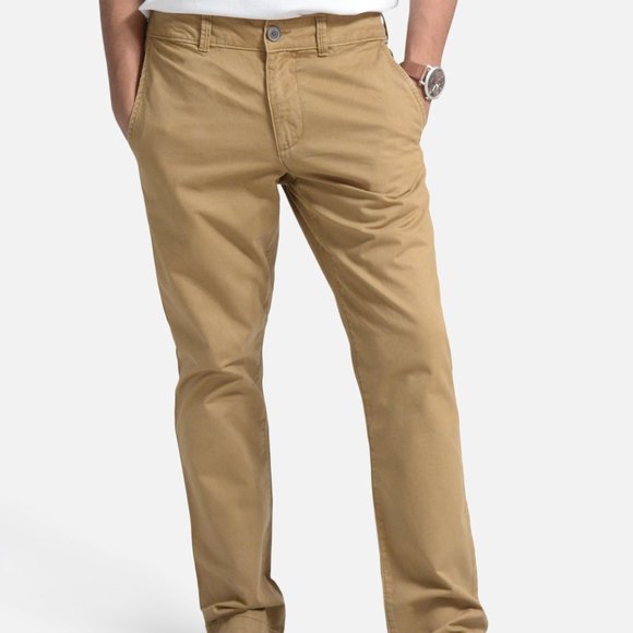OLGYN Other - OLGYN Men’s Slim Fit  Khaki Flat Front Chino Pant